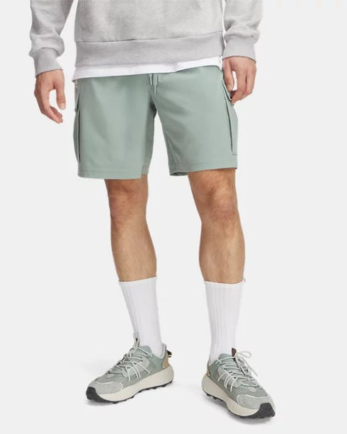 Under Armour cargo pants מכנס קצר שורט דגמח בצבע ירוק מנטה לגבר